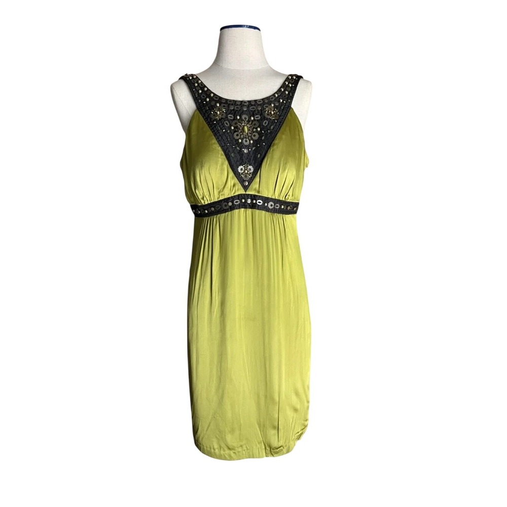 Vintage Sue Wong Nocturne Silk Cocktail Dress (Size 12)